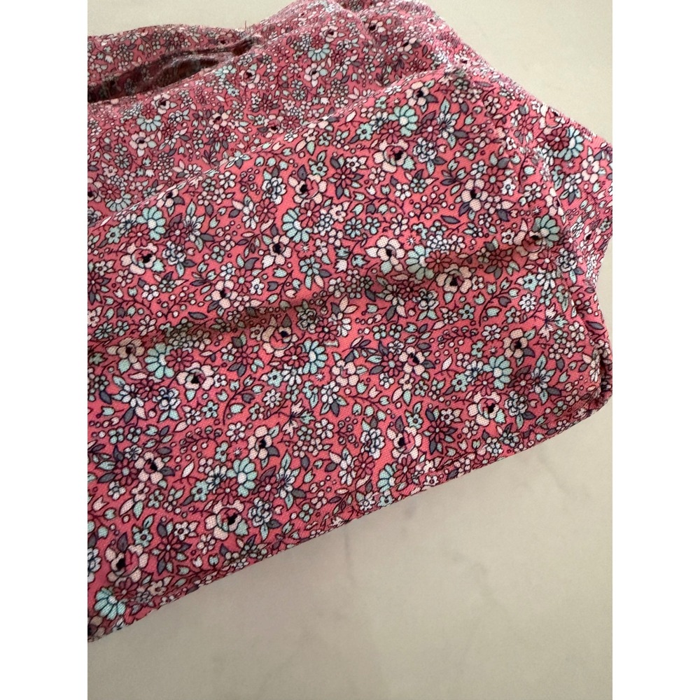Pink Floral Insulated Lunch Tote Bag Zippered Thermal Cooler Bag - Picture 6 of 12